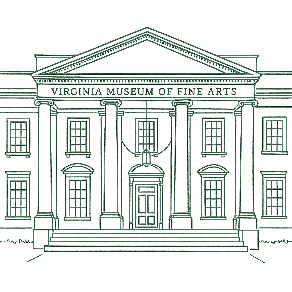 Sketch of the VMFA building